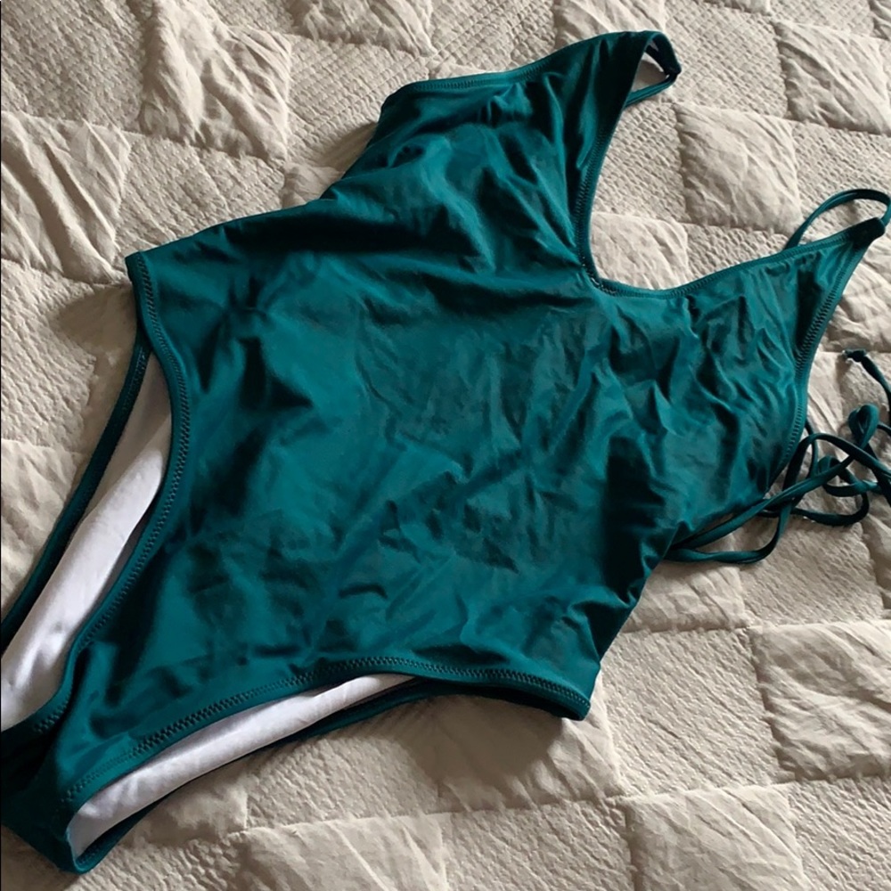 Turcoise one piece swimsuit
